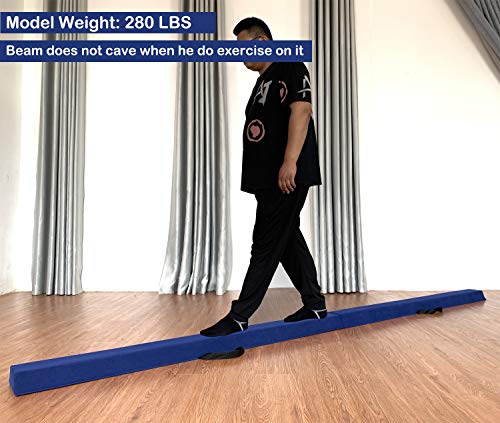 Image of Marfula 6 FT / 8 FT / 9 FT Folding Gymnastics Beam Foam Balance Floor Beam
