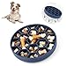 Iokheira Slow Feeder - Cuenco de Silicona para Perros Grandes y medianos, de Rompecabezas, con Ventosa Inferior