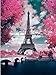 SGYYCZ 1000 Piezas Puzzle Paisaje de la Torre Eiffel 75X50CM Puzzles para niños Adultos Juego Creativo Rompecabezas Navidad decoración del hogar Regalo
