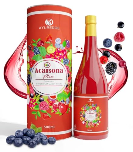 Sunedge-Acaisona Plus Primium 100 % Ayurvedic Blend of 30 Super Fruits and Exotic Fruit Juice Healthy Drink For Body Antioxidant | Detoxification Antiviral | Immunity Booster | Weight Management.(500 ml) Sunedge-Acaisona Plus Primium 100 % Ayurvedic Blend of 30 Super Fruits and Exotic Fruit Juice Healthy Drink For Body Antioxidant | Detoxification Antiviral | Immunity Booster | Weight Management.(500 ml)