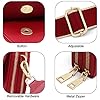 Petit Sac Bandoulière Femme Tendance Sac Téléphone Portable Protection RFID Femme Portefeuille en Cuir Sac à Main,Pochette Telephone portable avec Large Sangle Réglable et Amovible (Vin rouge) #2
