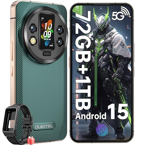 OUKITEL WP200 Pro 5G SIMt[ X}z { 72GB RAM +1TB ^tlXX}z 120Hz̃tbV[g hhoϏՌ X}z { simt[ 8580mAhobe[ 108MPJA6.7C` AMOL