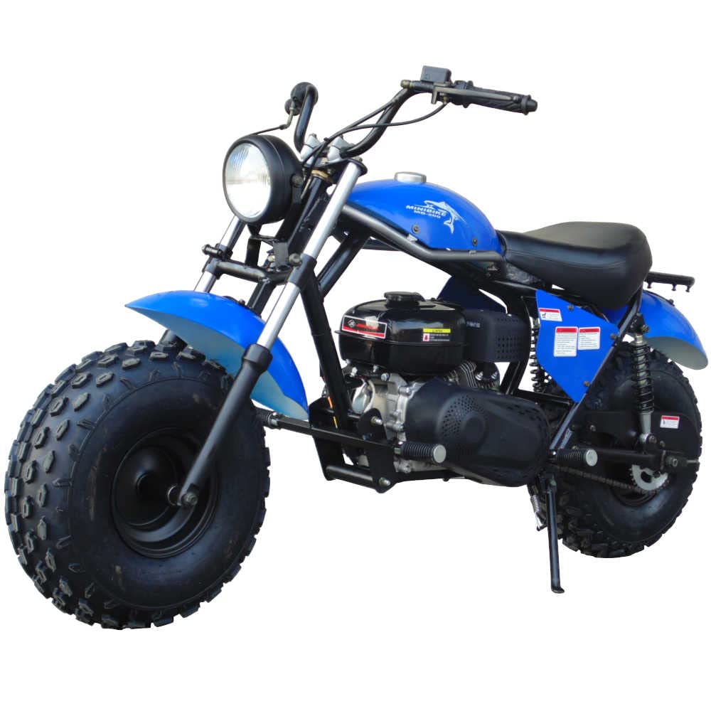 MINI Bike MB200-2 Front and Rear Shocks, Torque Converter, Final Chain Drive
