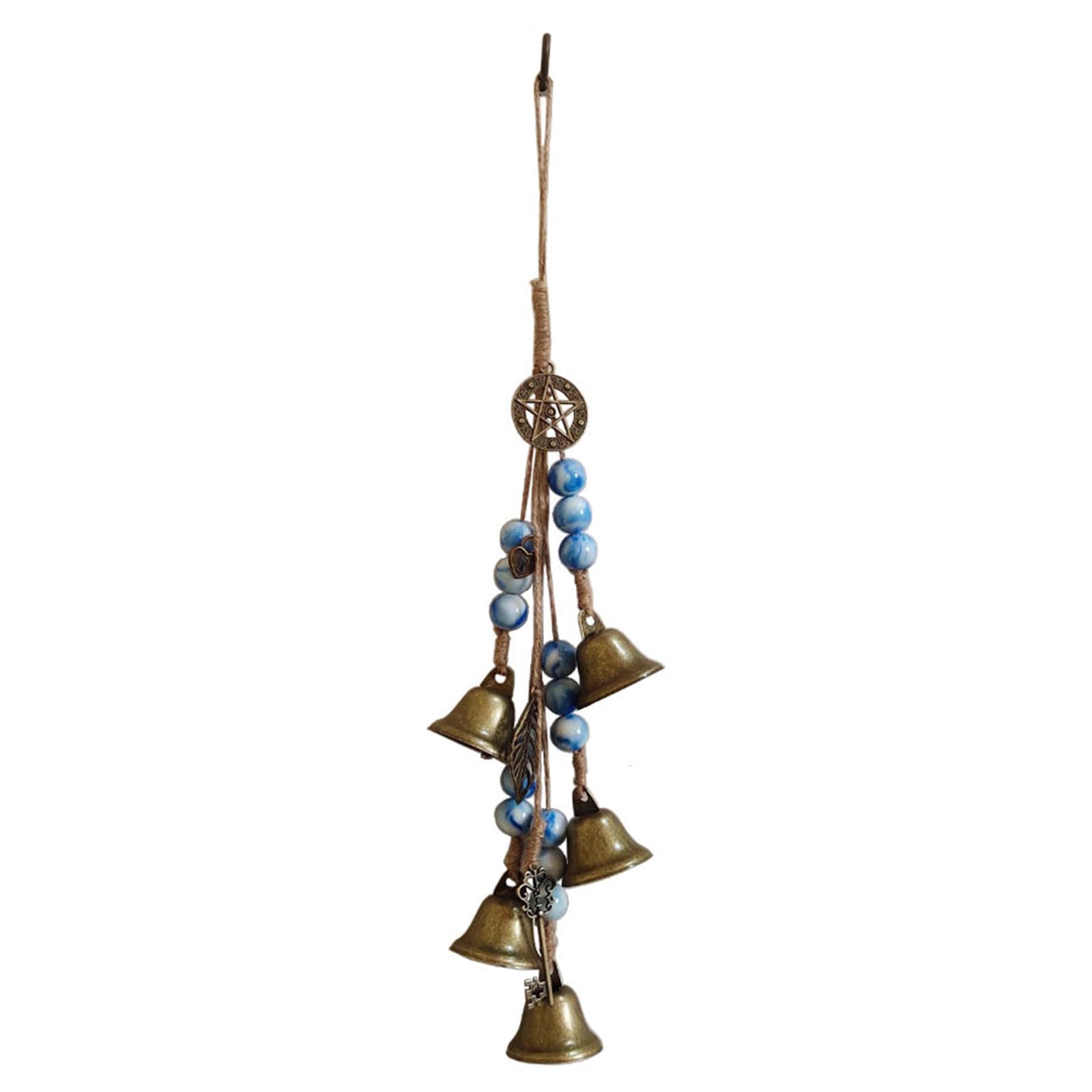 Witch Bells Doors Knob Hanger Decor Wind Chimes Positive Energy Decor Wiccan Bells Home Protections Witch Protections for Doors Knob Hanger Wind Chimes