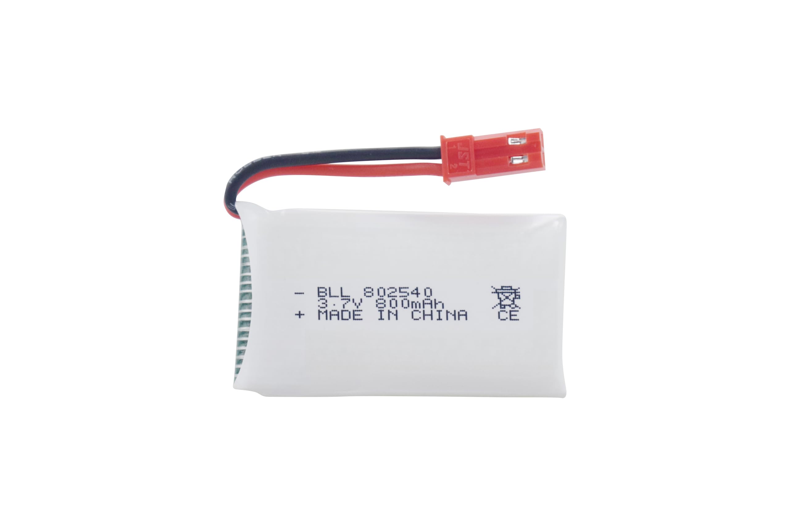 5PCS 3.7V 800mAh Lipo Batería con Enchufe JST de Cargador 5 en 1 para SYMA X56W MJX X400W X300C X800 HS110 HS200 S670 V950hd S1750 V2450 Avión de Juguete de Control Remoto