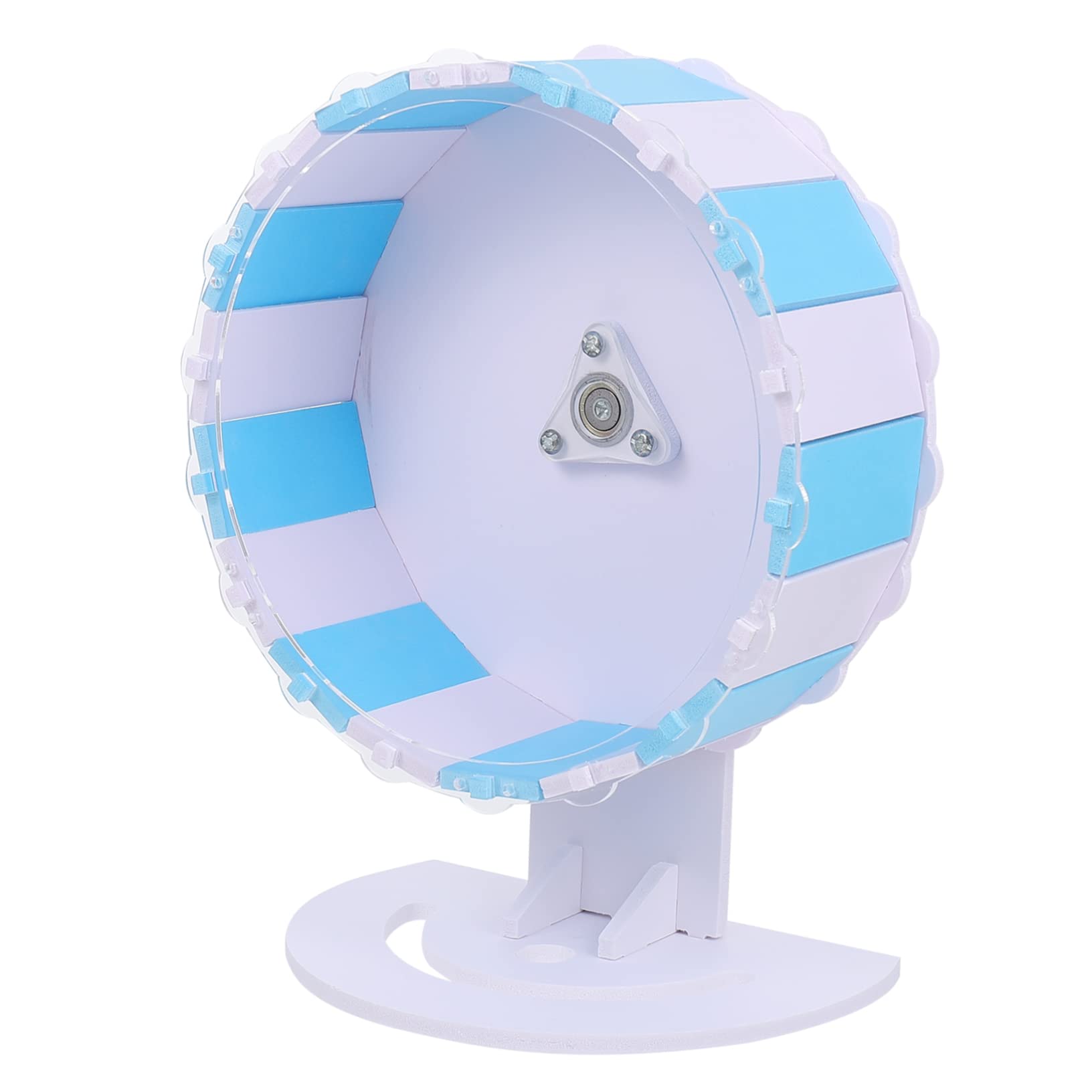 BESTonZON 1Set Hamster Exercise Wheel Small Pet Running Wheel with Stand Durable Hamster for Gerbils and Mice Compact and Lightweight Design for Fun and Entertainment