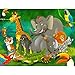 Produktbild Fototapeten 396 x 280 cm Kinderzimmer Tiere Dschungel | Vlies Wanddekoration Wohnzimmer Schlafzimmer | Deutsche Manufaktur | Bunt 9041012a