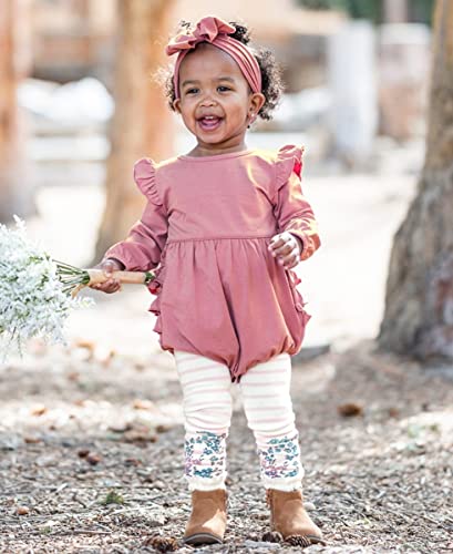 Image of RuffleButts Baby /Toddler Girls Footless Ruffled Tights
