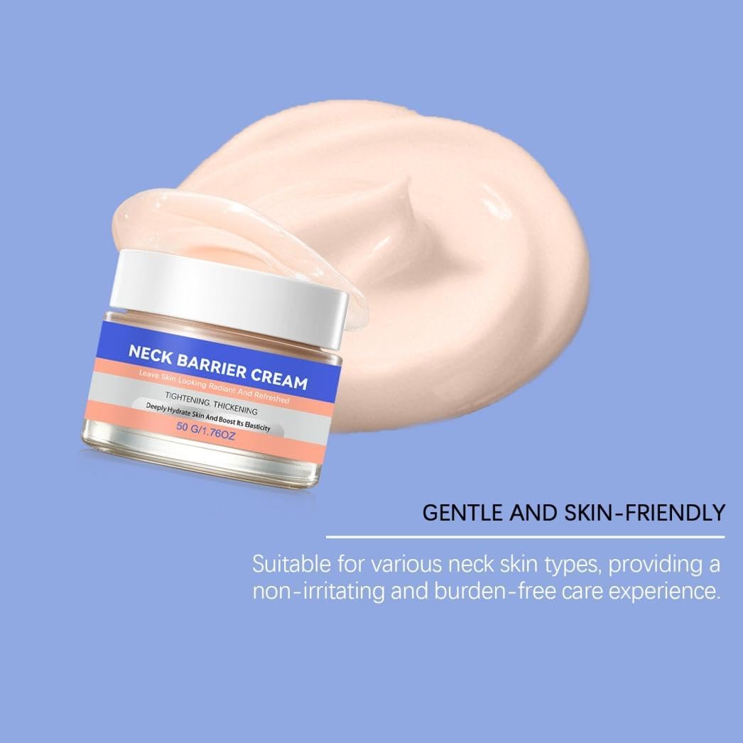 Crema Reafirmante Avanzada para el Cuello, Hidratante Antiedad para el Cuello, para Reafirmar, Mejorar la Elasticidad, Reducir las Líneas de Expresión y Piel Opaca, Cuello y Escote