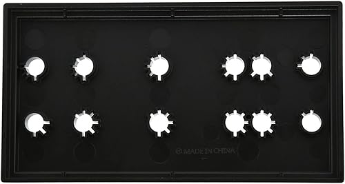 Miniatura 7 de Diyeeni Caja de almacenamiento de cartucho de fonógrafoplato giratorio, caja de almacenamiento de cartucho universal, soporte para tocadiscos,