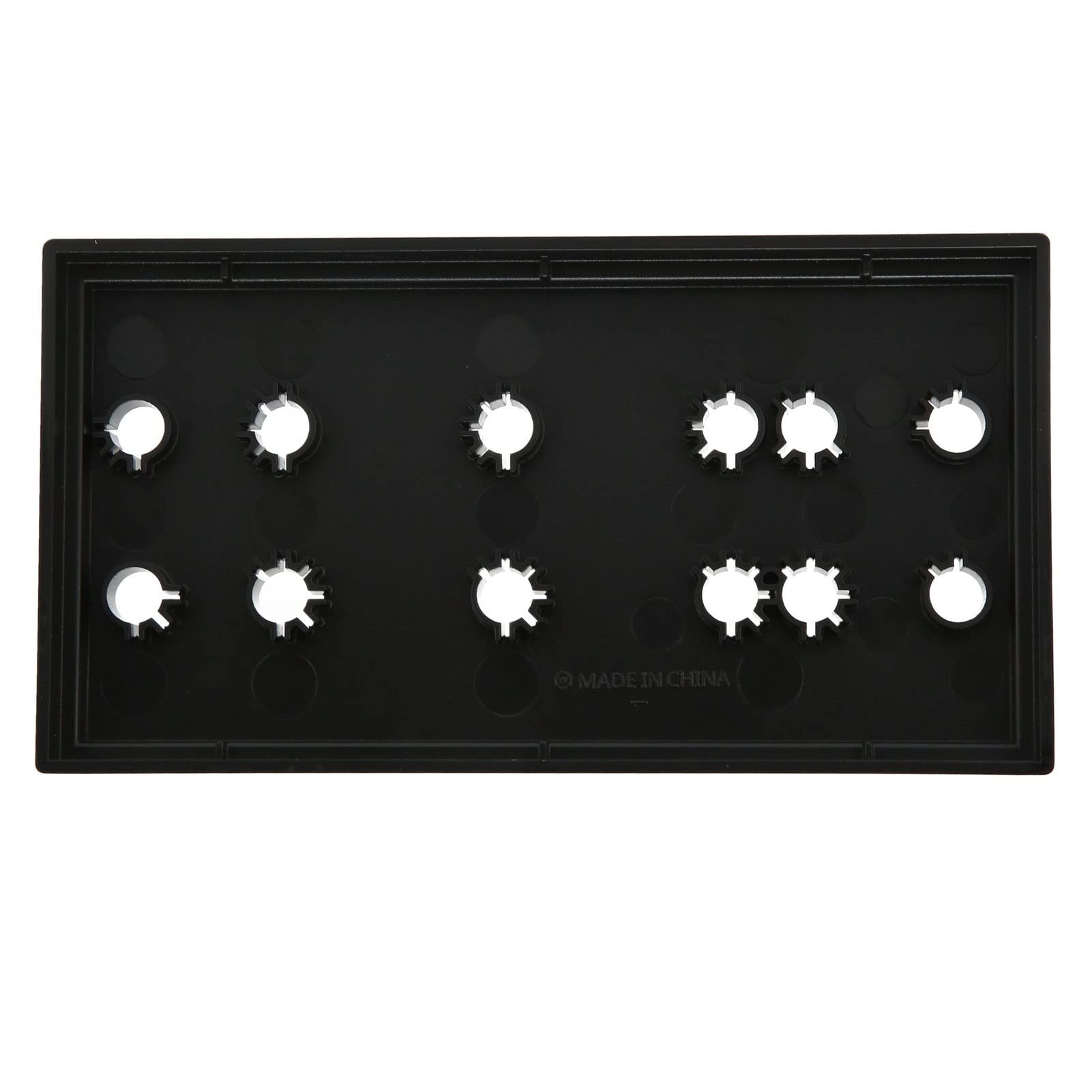 Estuche de Carcasa de Fono, Carcasa Transparente Tocadiscos Tocadiscos Soporte de Lápiz óptico, Cartucho de Cabezal Guardián Estante de Agujas Largas Caja de Muestra de Exhibición, para Agujas Largas