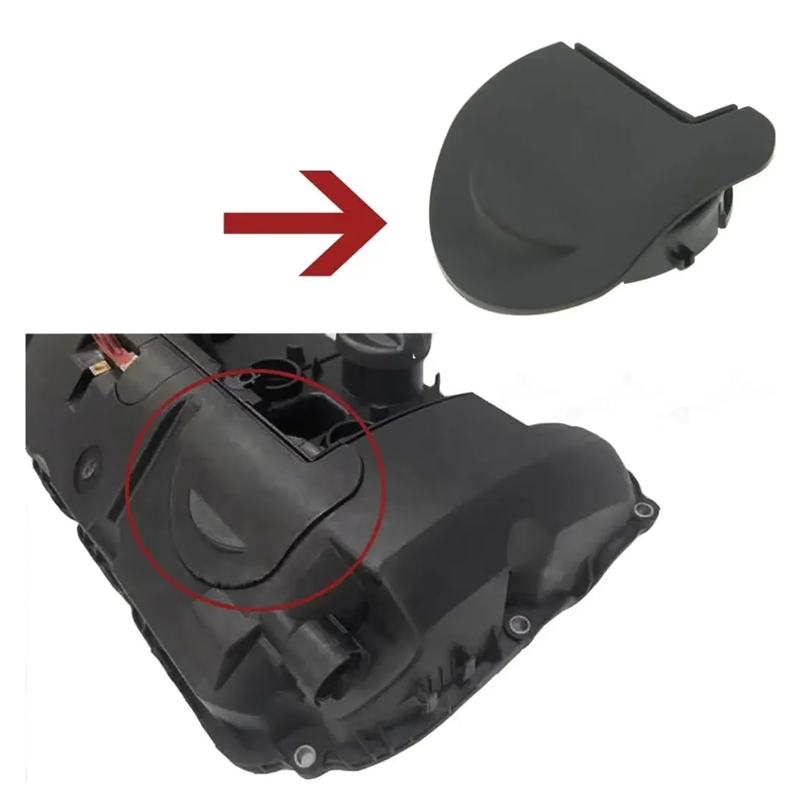 Kit Di Riparazione Del Coperchio Della Valvola PCV, Tappo, Adatto For Peugeot 207 EP6 VTI Citroen, Mini, Cooper N12 N16 Coperchio valvola di prevenzione perdite d'olio(10PCS)