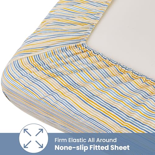 Mooreeke Striped Queen Bed Sheets thumb #3