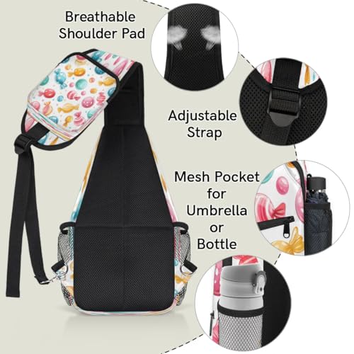 Bolso tipo sling unisex para viaje y senderismo miniatura 4