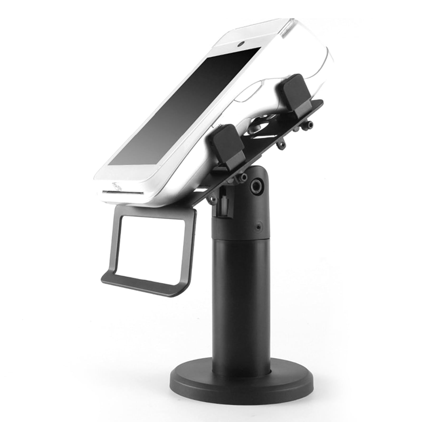 Supporto regolabile in metallo per terminali POS - Supporto per pagamenti e banco di visualizzazione per carte EC per soluzioni di pagamento al dettaglio commerciale