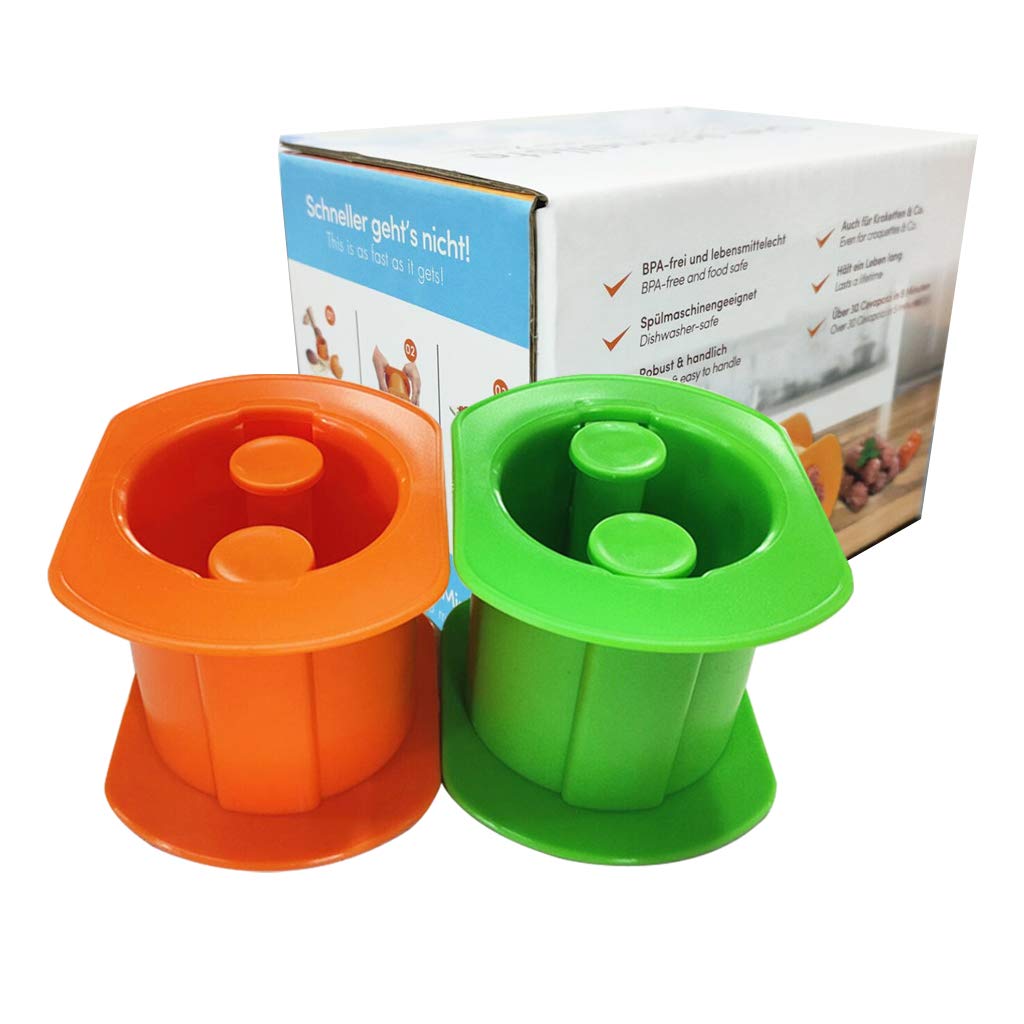 Cevapcici Maker / Sausage Roll Shaper – Manual Press For 7 Sausages, Non-Stick ABS – Kitchen Gadget For Homemade Sausages & Meatballs