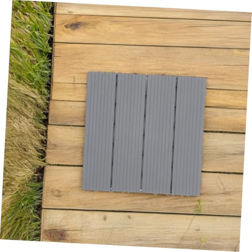 Baldosas de plástico Uonlytech antideslizantes para terraza exterior y patio 5