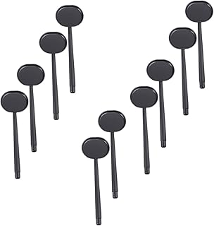 ULTECHNOVO 10pcs Eye Shield Specialty Tools Black Eye Mask Eyeglass Accessories Optometry Eyesight Test Eye Ophthalmic Occluder Abs Engineering Plastics Black Eye Patch Tool Eye Exam Tool