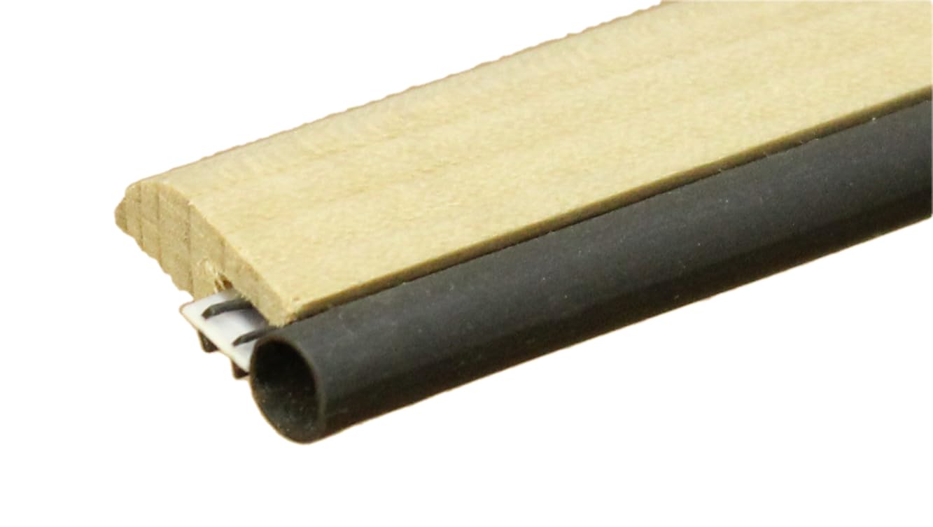 Wood and Bulb Door Weatherseal Set (3 Piece Set) (Brown)