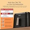Cosori Turboblaze Airfryer Heißluftfritteuse, 9-in-1 Air Fryer XXL 6L, leiser DC Motor mit 5 Geschwindigkeitsstufen, Grillen, Backen, Gären, Dehydrieren, Tiefkühlen, 87 Rezepte, 64% energiesparend