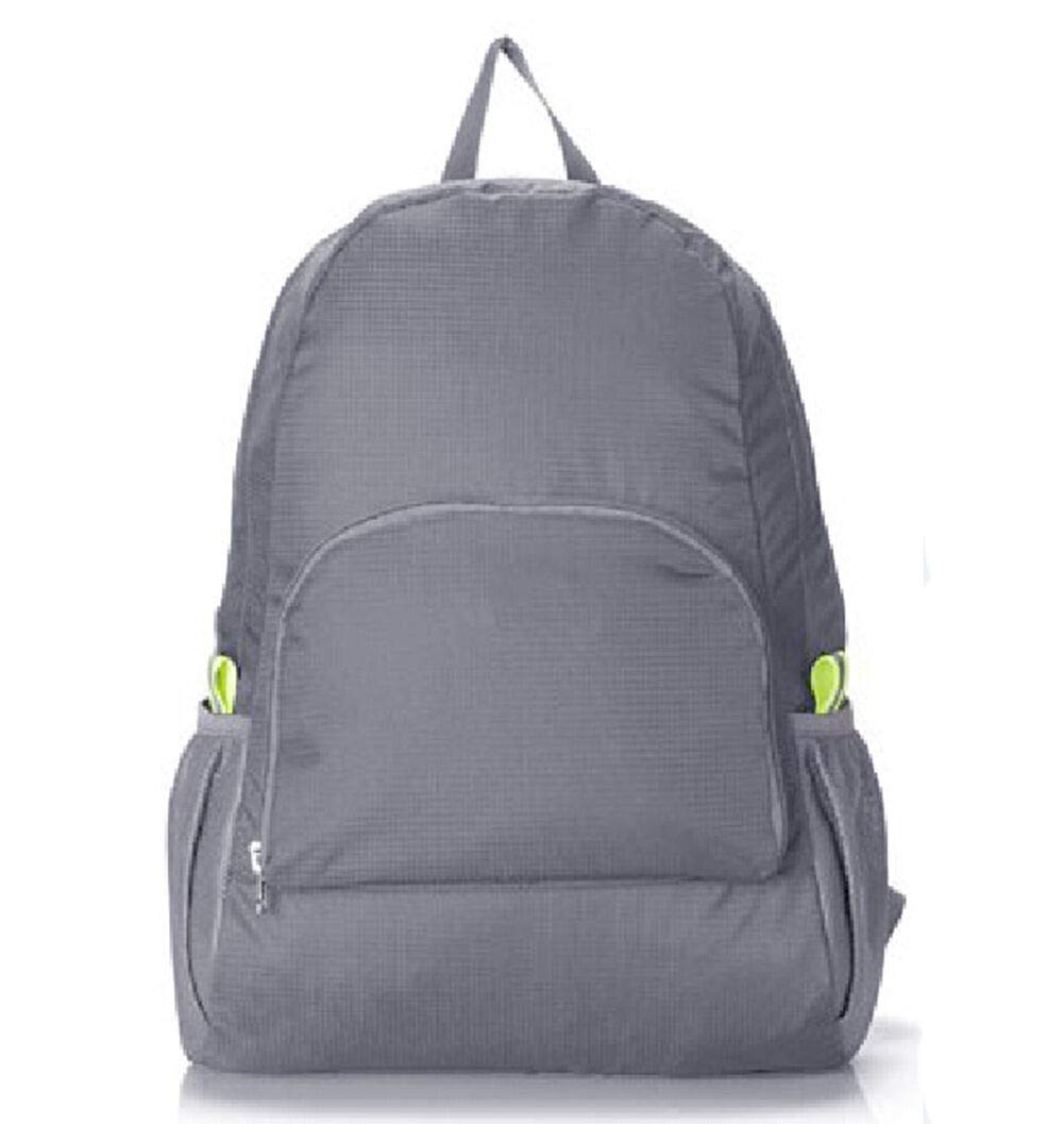 Ispeed 30L Foldable Lightweight Waterproof Travel Backpack Daypack Bag Sports&hiking (Grey, 1 Pack)