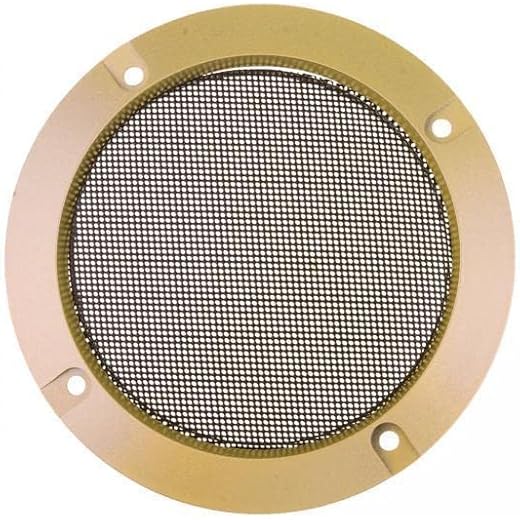 bnf 2x4inch Speaker Grills Cover Case with Screws Gold