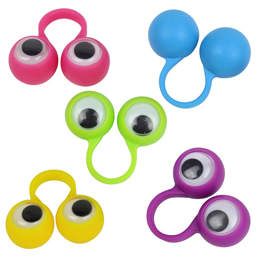 Licogel Eye Ring Toys Cartoon 10PCS Fashion Funny Novelty Cute Decorative Eye Finger Puppets for Kids Cute Fashion Funny Simple Googly Wiggly Cosplay (B098VVTC44) Amazon Price History, Amazon Price Tracker