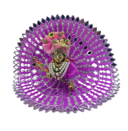 JAICRAFTPUR Ladoo Gopal Mirror Work Design Diety Dress Poshak For Janmaasthmi