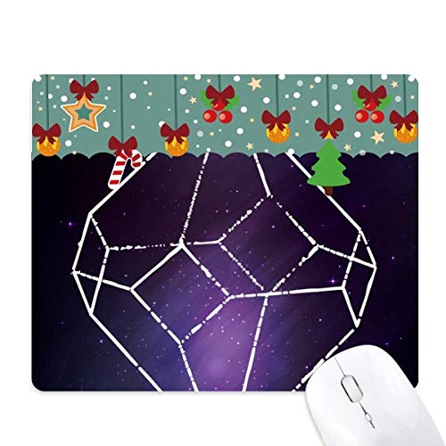 Tapis de Noël en caoutchouc galaxie, le cadeau de bureau féerique