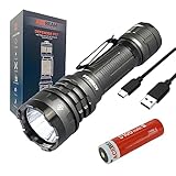 ACEBEAM Defender P17 C-ree XHP70.3 HI 6500K Rechargeable Flashlight -4900 Lumens w/Eco-Sensa USB C Charging Cable