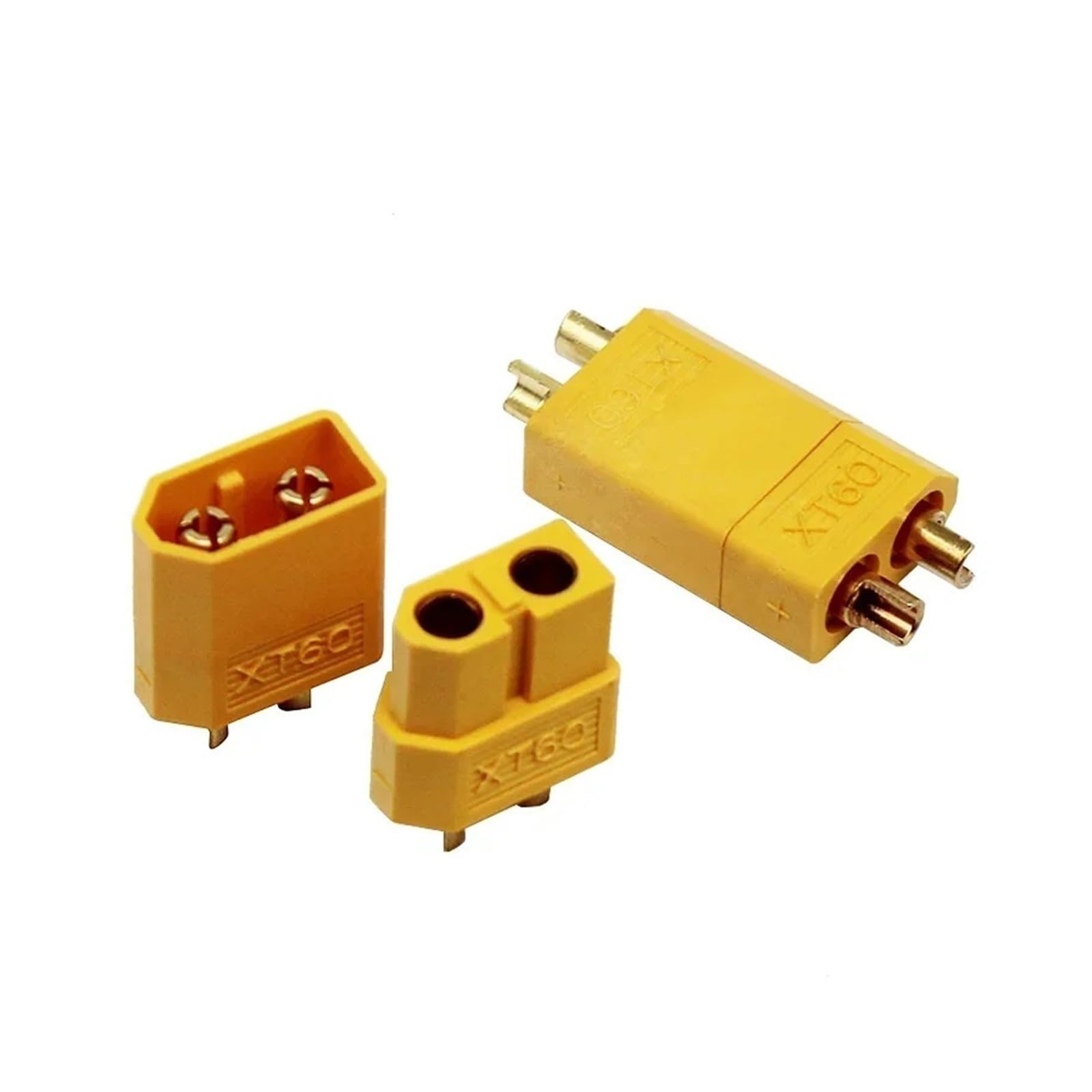10/20Pcs XT30/XT60/XT90/T-Plug Male Female Connector Kit, Gold Plated High Current Bullet Plugs for RC LiPo Battery Drone Car(XT90 5 Pairs)