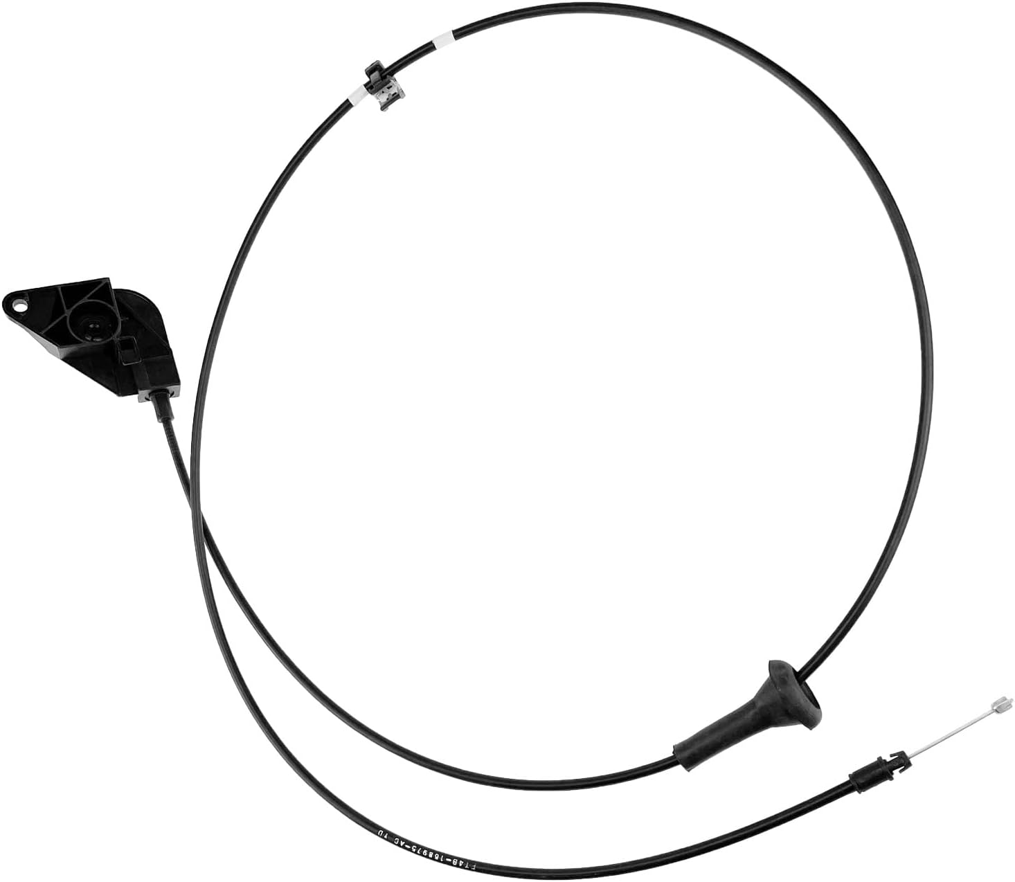 FANLIDE Hood Release Cable Assembly Kit - Hood Release Latch Bracket and Cable - FT4Z16916B FT4Z16916C FT4B-16B975-AC, Compatible with 2015-2024 Ford Edge