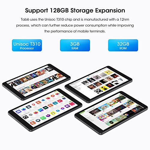 Blackview Tab 6 Android 11 Tablet Dual SIM 4G LTE, 8 inch HD + IPS display 3GB RAM 32GB Emcp, 128GB uitbreidbaar 5… - Image 3