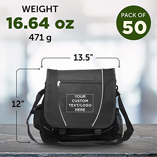 Set de 50 maletines personalizados negros miniatura 7