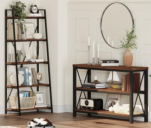 Bon Augure BNG-ST1811-R Rustic Console Table Behind Couch thumb #6