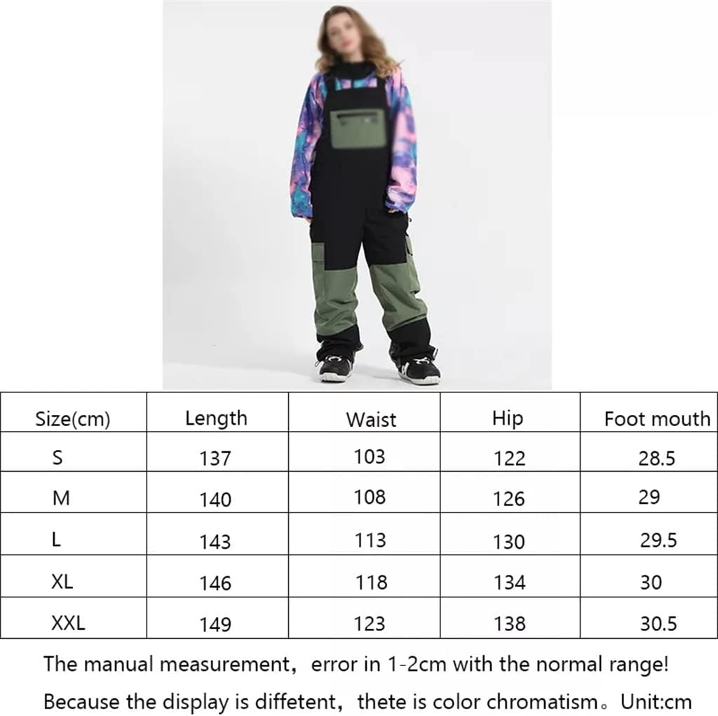 piece ski suit women's outdoor snowboard pants overalls snow loose