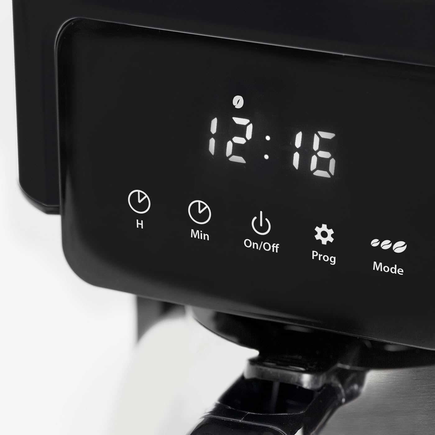 Caso Coffee Taste and Style Thermo - Kaffeemaschine mit Permanentfilter | 1,2 l, optimale Brühtemperatur 92-96 °C, Tropf-Stopp, optimierter Brühkopf, Isolierkanne, Edelstahl, Schwarz, 10 Tassen