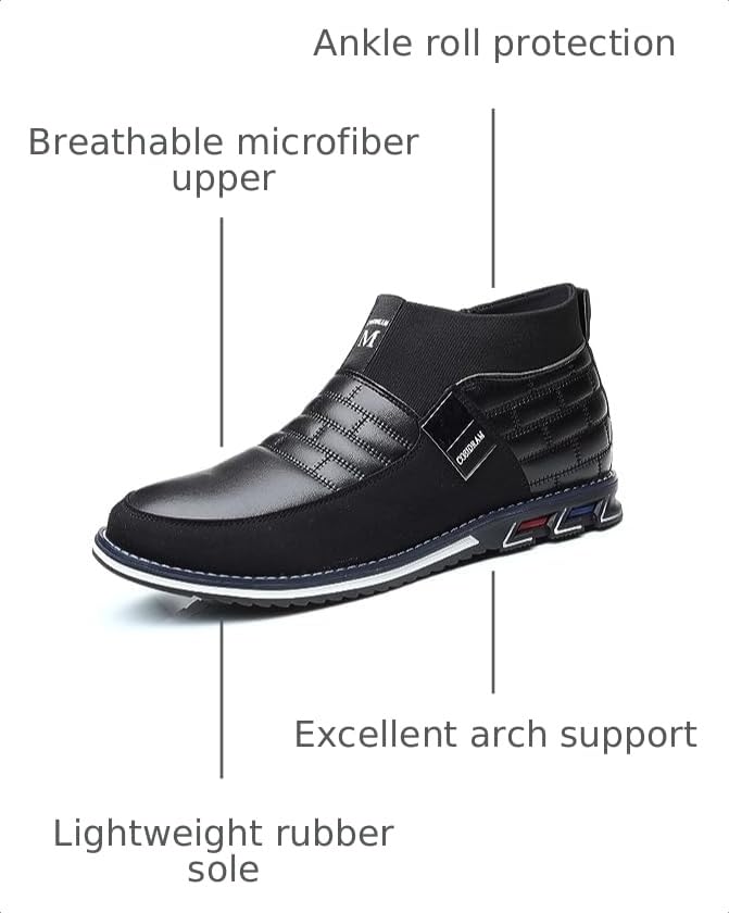 Image of COSIDRAM Men Casual Shoes Fashion Business Luxury Dress Shoes Office Loafers Flats Sneakers for Male
