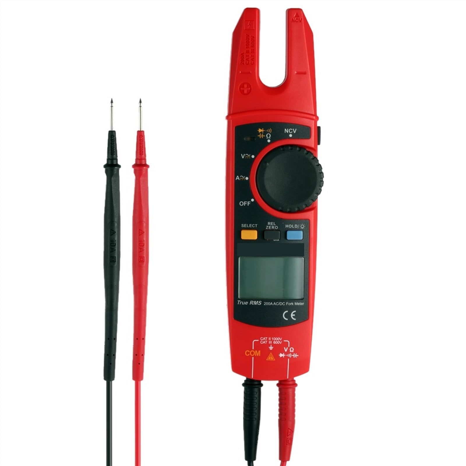 Insulation Tester, Digital Display High Precision AC/DC 200A Digital Clamp Current Meter/True RMS Fork Meters Wide Testing Range & Very Accurate