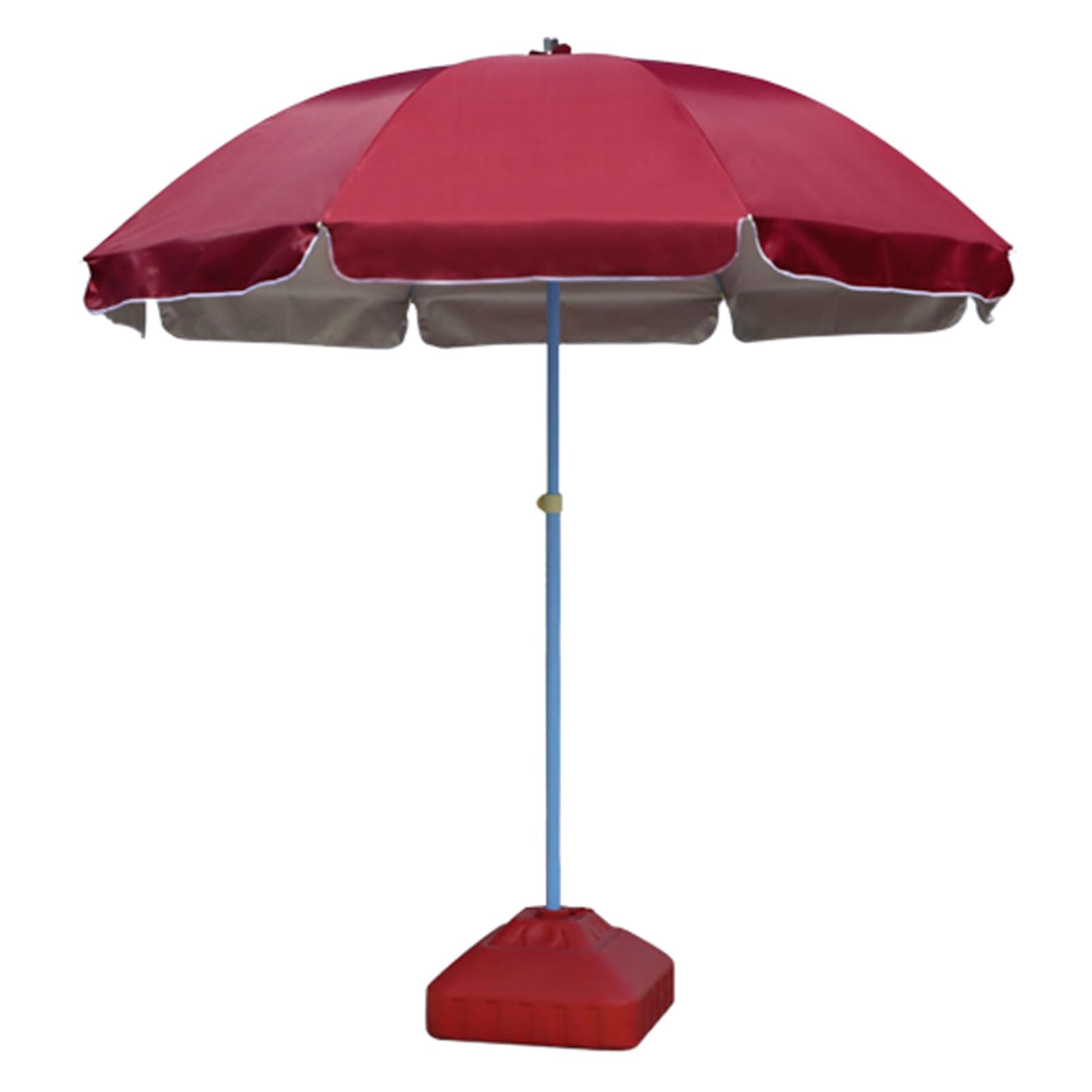 Guarda-chuva de jardim Guarda-chuva de pátio vermelho mesa ao ar livre  mercado guarda-chuva ajuste guarda-sol guarda-chuva retangular guarda-chuva  de pátio para jardim de praia Base preenchível | Amazon.com.br, image size:1600x1600