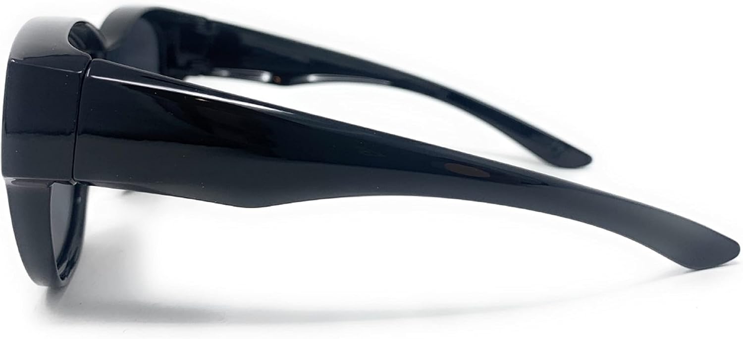 The Elegance 55 mm Fit Over Glasses OTG Polarized Unisex Wrap-Around Butterfly Sunglasses