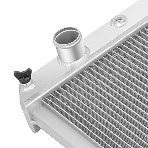 Image of DNA Motoring RA-CHEVYT63-3 3-Row Full Aluminum Radiator Compatible with 1963-1966 Chevy C10 /C20 /C30 /K10 /K30, 1961-1962 Dynamic, 1961-1966 Bonneville /Catalina MT