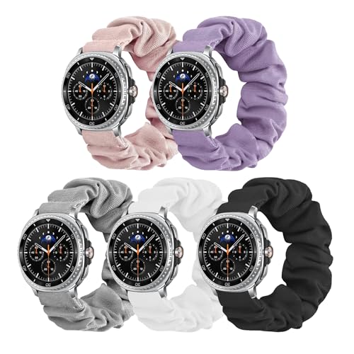 Correa Scrunchie para Samsung Galaxy Watch 8 40mm/44mm/46mm miniatura 1