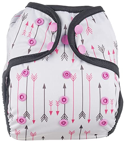Image of OsoCozy One Size Reusable Cloth Diaper Covers - Adjustable Snap Fit & Double Leg Gussets. Fits Babies from 8-35 Pounds.