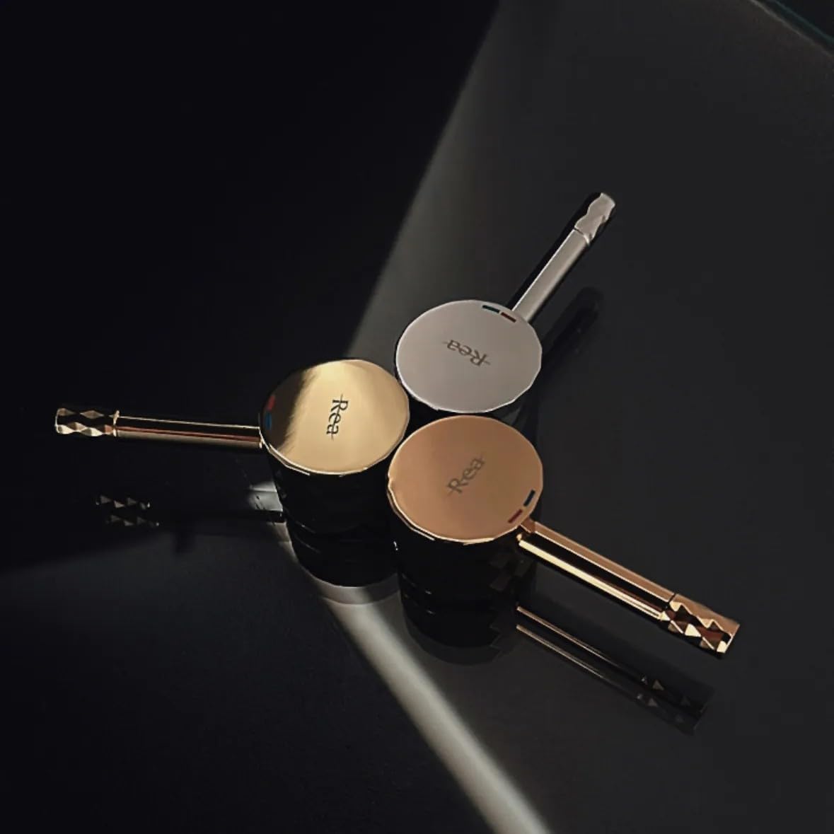 Rea - Bateria Bidetowa Łazienkowa Lungo Loop Diamond, Mosiądz, Głowica Ceramiczna