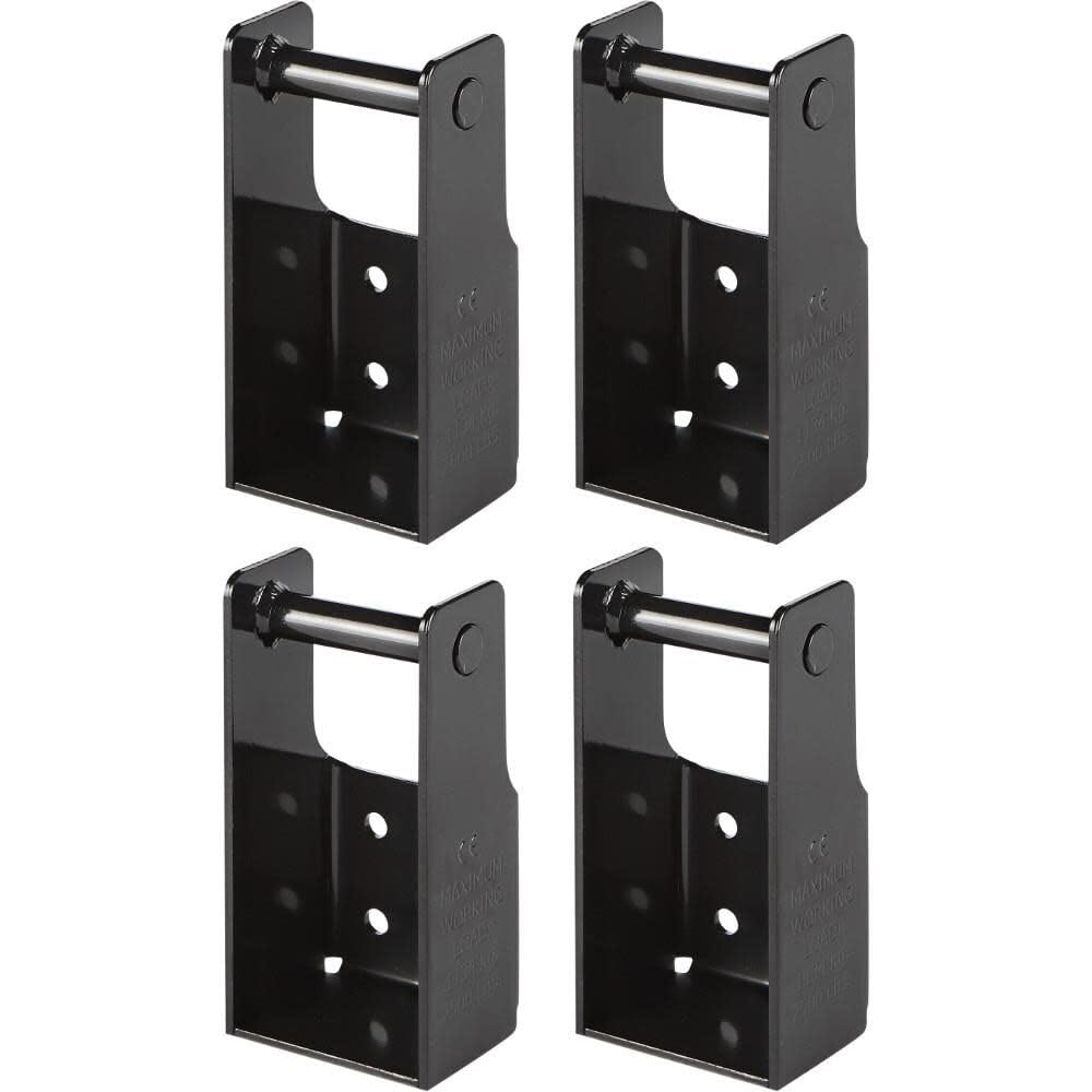 Knaack Crane Lift Kit, Solid Polypropylene HD, Black - 497