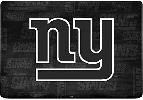 Skinit Decal Laptop Skin Compatible with MacBook Pro 15-inch with Touch Bar (2016-19) - Officially Licensed NFL New York Giants Black & White Design
