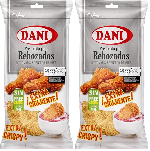 Dani - Preparado para Rebozados SIN GLUTEN 470 gr (Paquete de 2)