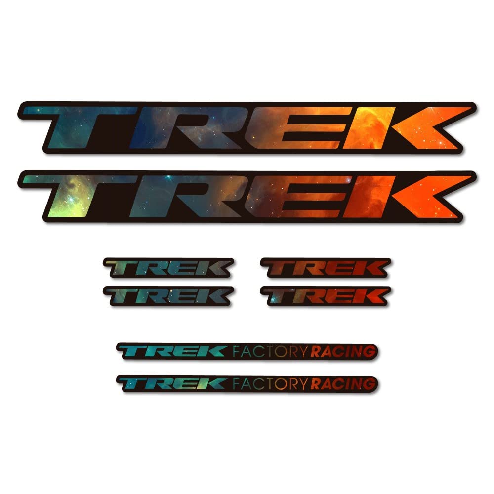 Autocollants Cadre Vélo Trek Factory Racing - Décorations Résistantes Aux Intempéries Pour Personnaliser Ton Vélo