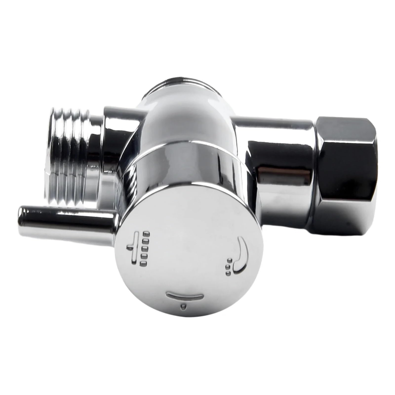 Adaptador en T de válvula G1/2 de latón de 3 vías, divisor de agua para grifo de ducha para baño, conector de interruptor duradero, accesorio de fontanería multifuncional